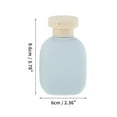 thumbnail image 2 of Unique Bargains 3 Pcs Travel Container Set Refillable Flip Cap Travel Bottles Set 100ml Blue, 2 of 5