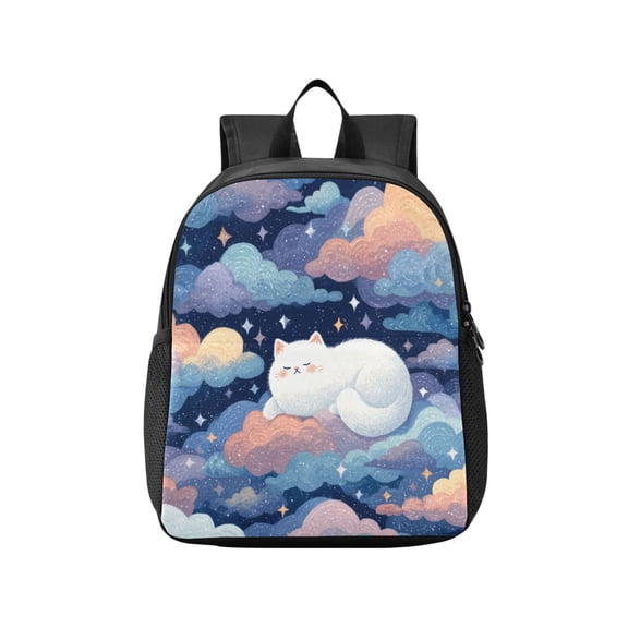 Toddler Backpack Gothic Dream Cat Waterproof Lightweight Backpack Casual Mini Daypack for Daycare & Travel