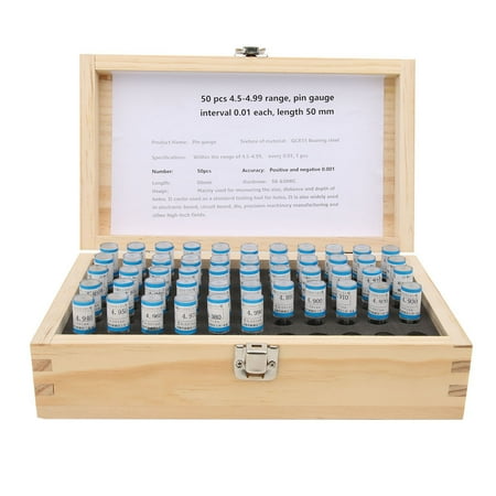 

Pin Gauge Sets Inspection Gage Wide Application Professional For Machinery Manufacturing Hole Measurement Supplies Electronic Boards Hole Measurement Tools