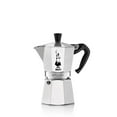 thumbnail image 1 of Bialetti - Moka Express Moka Pot 3 Cups, Iconic Stovetop Espresso Maker, Makes Real Italian Coffee, Aluminum, Silver, 1 of 6