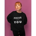 thumbnail image 2 of "focus On You" Sweatshirt Women -Image by Shutterstock, Female 4X-Large, 2 of 4