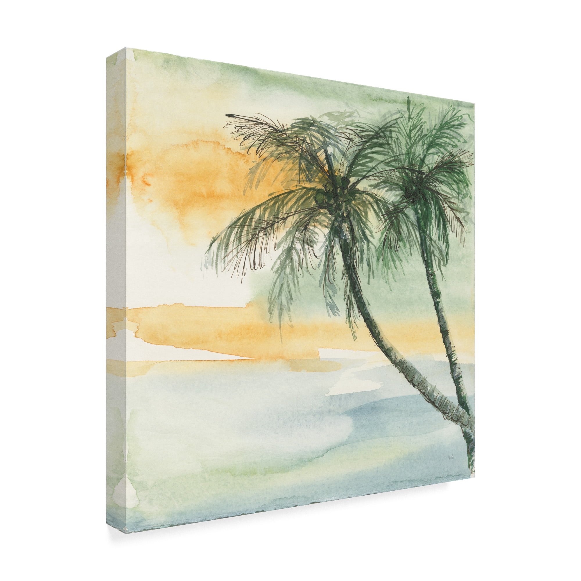 Trademark Fine Art 'Island Sunset II' Canvas Art by Chris Paschke