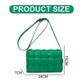 thumbnail image 2 of Bolso cruzado tejido para mujer, bolso de hombro con correa, bolso cuadrado pequeño, 2 of 5