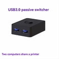 thumbnail image 2 of 2 Port USB Switcher Printer Sharing Bi-Directional Switches in and 1 Out or USB3.0, 2 of 8