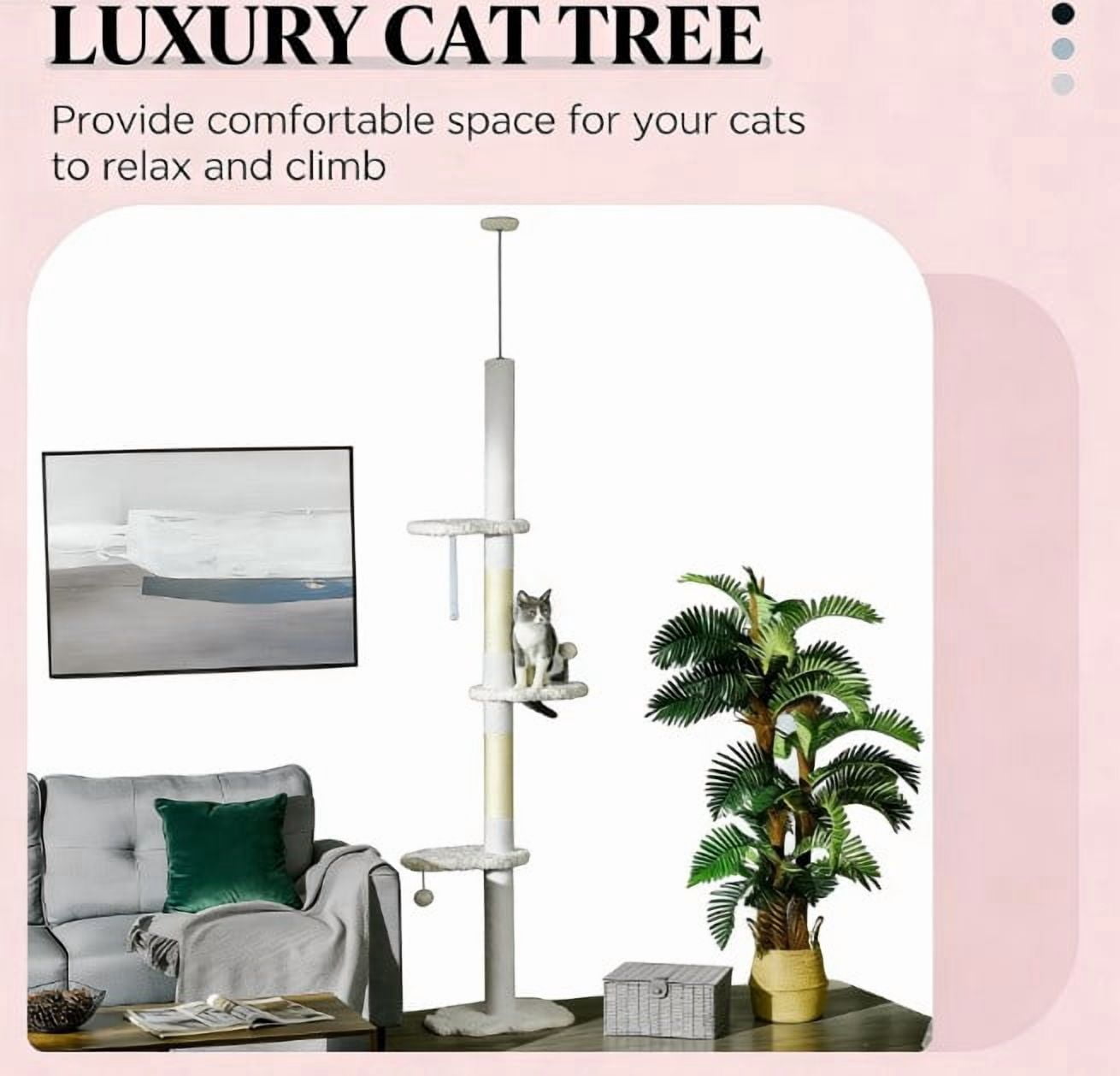 Cat Tree, Floor to Ceiling Cat Tree