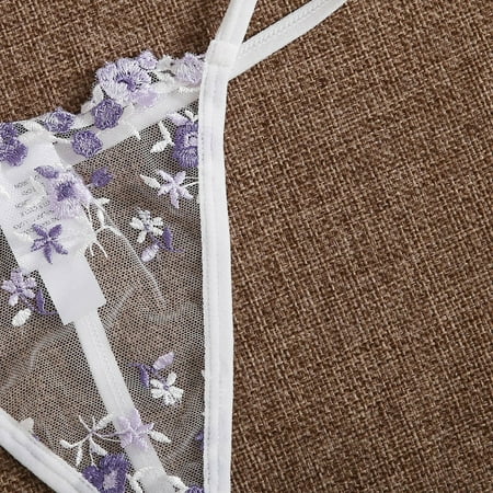 

Cathalem Stockings for Women Lingerie Lace Lingerie Dress up Outdoor Ladies plus Size Lingerie Underwear White Small