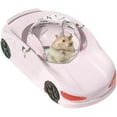 thumbnail image 2 of BEGHT 3Pcs Hamster Rolling Sports Car Small Pet Toy Car Exercise Wheel, Silent Fitness Wheel Toy Vehicle for Small Hamster Running Funny Transparent for Hamsters, Ferrets & Animals 29.5x16.5x12cm., 2 of 8