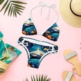 thumbnail image 6 of Starry Shark Stylish Bikini Set with Detachable Sponge & Adjustable Strap 2-Pack - Beach Ready!, 6 of 6