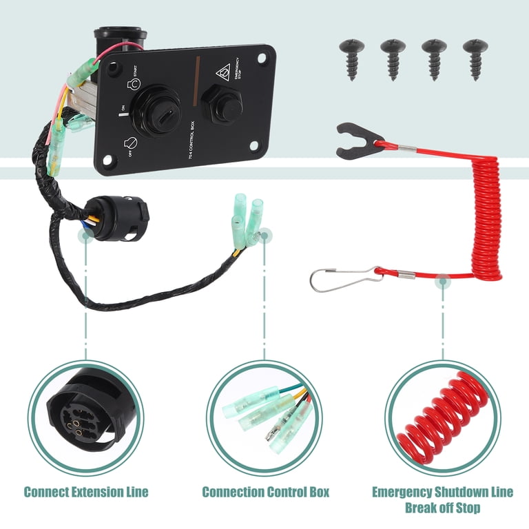 Interrupteur De Contact Avec Couvercle Pour Moteur Yamaha Hors-bord 300/700 - Neuf
