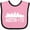 Pink and Black, variant on Inktastic Austin Texas Skyline Silhouette TX City Boys or Girls Baby Bib