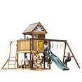 thumbnail image 4 of Dolphin Playground wooden Swing Set with Slide - Sturdy Backyard Playset for Toddlers & Kids, Easy Assembly, 4 of 8