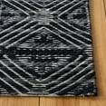 thumbnail image 3 of SAFAVIEH Marbella Clarissa Diamond Area Rug, Black/Ivory, 8' x 10', 3 of 5
