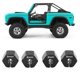thumbnail image 1 of Adaptador de Cubo de Rueda Hexadecimal RC, Extensores de espesor livianos de 8 mm pesos de 4.0 mm para scx10 cc01 wraith 90027 90034, 1 of 7