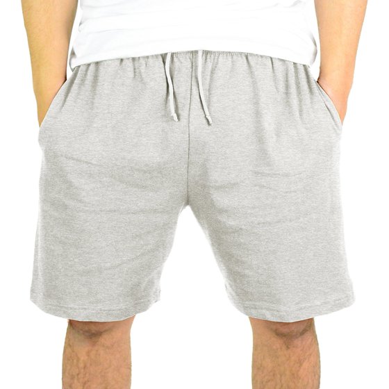 Mato & Hash Mato & Hash Mens 100 Drawstring Cotton Gym Shorts With