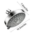 thumbnail image 3 of Five Water-saving Concealed Shower With Adjustable Top Spray Small Shower Head, 3 of 9