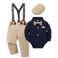 thumbnail image 1 of Trajes SANMIO para bebés, 4 unidades, para Pascua, bautismo y Navidad, 1 of 7