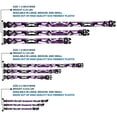 thumbnail image 3 of Buckle-Down Pet Collar, Dog Collar Plastic Buckle, Camo Purple Black Gray White, 8.5 to 12 Inches 0.5 Inch Wide, 3 of 8