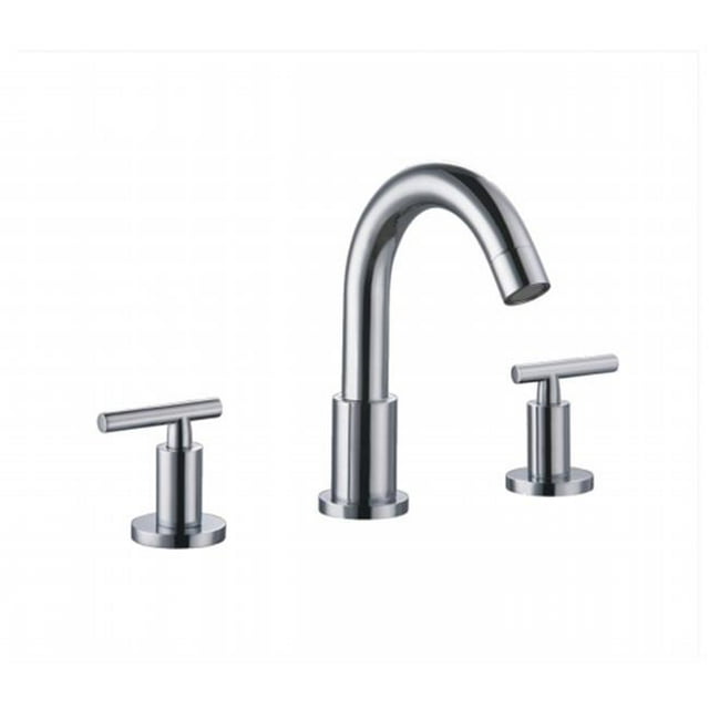 Dawn Robinet de Lavabo à 3 Trous avec Poignées à Levier - Chrome