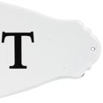 thumbnail image 4 of White Decorative Metal Toilet Sign, 4 of 5