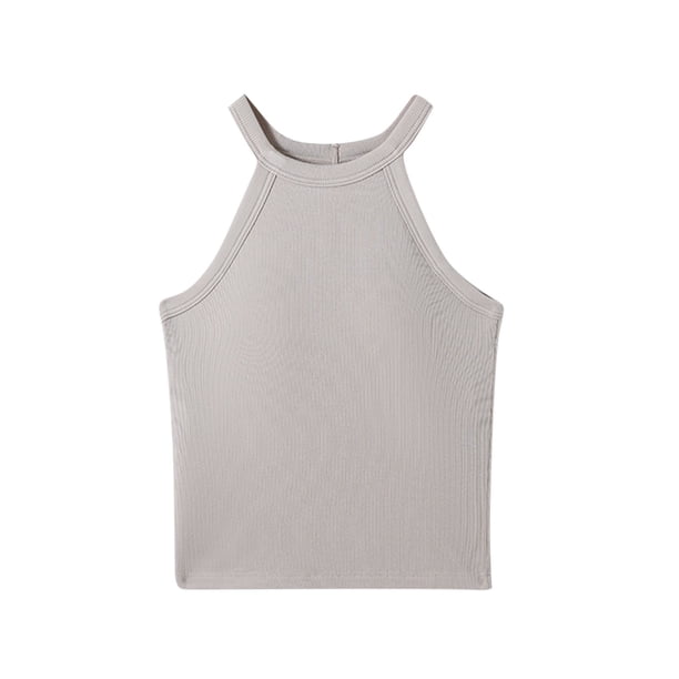 Tops de Manga Corta de las Mujeres Casual, Moda de Color Sólido, con la Almohadilla de Pecho Top de Pijama para las Mujeres
