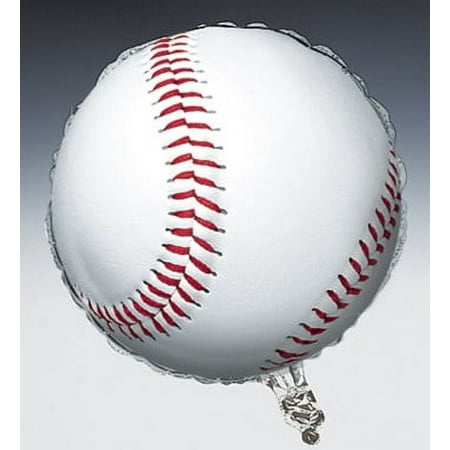 Baseball Party 18 inch Mylar Balloon.