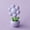 Purple, variant on Cute Flower Pot Mini Night Light, Warm Yellow LED Lamp, Battery Powered Decorative Desk Light for Bedroom, Home, 4 Colors Available