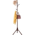 thumbnail image 1 of PEKJI Wooden Coat Rack With 8 Hooks Standing Coat Hangers Tree-shaped Coat Hanger Removable Coat Racks Lightweight Coat Stand, 1 of 7