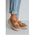 thumbnail image 6 of Missed Your Moment Platform Sandals - Mocha, 6 of 6