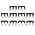 thumbnail image 1 of Terminal Strip Blocks,10Pcs Terminal Strip Black Terminal Blocks A Terminal Strip Industry-Leading Standards, 1 of 8