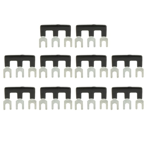 Blocs de Jonction, 10pcs Bande de Jonction Noire Bande de Jonction Méticuleusement Conçue