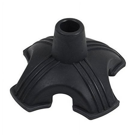 Healthline Cane Tip Quad Support Cane Tips 3/4 Inch Four-Tip Rubber Accessory