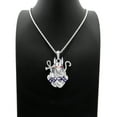 thumbnail image 2 of Egypt God of Death Anubis Pendant 2mm 18", 20", 24" Rope Chain Necklace, 2 of 4