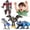 Colorful, variant on Transforming Toys - Dinosaur Robot Action Figures -Designable Shape-Shifting Toys for 3 4 5 6 7 8 Year Old Boys , Party Christmas Birthday Gifts Boys Girls