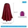 thumbnail image 2 of Uxcell Portable Dressing Room, 1.3Meters Length Instant Changing Tent for Beach, Red, 2 of 6