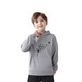 thumbnail image 3 of Kids Heated Hoodies Girls Pullover Winter Warm Graphic Sweatshirts Boys Outdoor Electric 5 Zones Heating Hoodie 4 T, Gray, 3 of 7