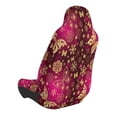 thumbnail image 2 of Wukai Golden Snowflakes And And Butterflies Full Set Car Seat Covers with Soft Padding Universal Auto Front Seats Protector and Cushion Mat, 2 of 5
