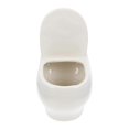 thumbnail image 1 of Ceramic Flowerpot Closestool Shaped Home Gardening Storage Holder Chic 12X11X7CM 1Pack, 1 of 5