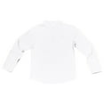 thumbnail image 5 of KHONTS Men's Long Sleeve Henley Shirts Cotton 3-Button Fall Casual T-Shirts Solid Color Soft Basic Tops White XL, 5 of 5