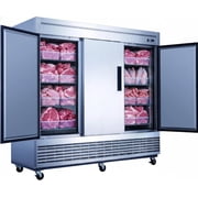 Cooler Depot 83 inch 65 cu.ft, 3 doors Reach-in Commercial Freezer, NSF Certified.