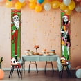 thumbnail image 3 of Christmas Decorations, Jack Sally Banners Xmas Porch Signs Christmas Decor Nightmare Merry Christmas Banner Before Welcome Wall Home Indoor Outdoor Party, 3 of 7