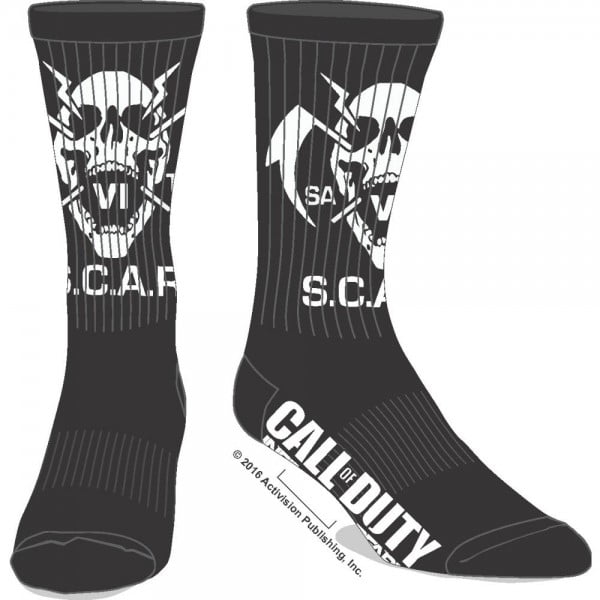 Crew Sock Call of Duty Infinite Warfare S.C.A.R. Athletic New