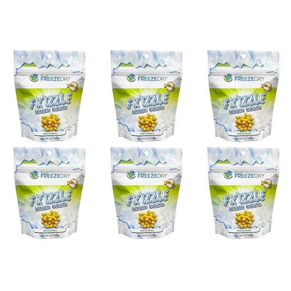 Frizzle Freeze Dried Lemon Bursts (6 Pack)
