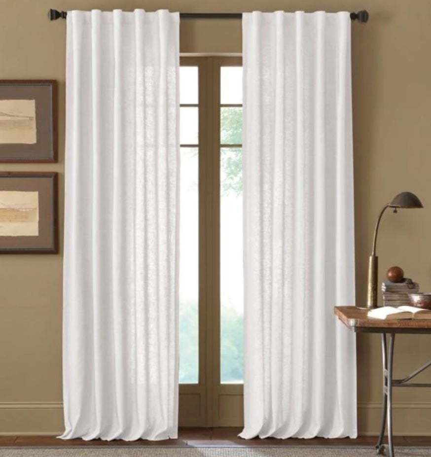 Cambria Malta 95 Inch Rod Pocket Back Tab Window Curtain Panel Cambria Malta 95 Inch Rod Pocket Back Tab Window Curtain Panel