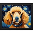 thumbnail image 2 of Stephen Chambers 24x20 Black Modern Wood Framed Wall Art Titled - Poodle 7, 2 of 6