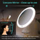 thumbnail image 5 of Espejo de Aumento Inteligente de 10 Aumentos con Luz LED Adicional, Espejo con Ventosa para Montaje en Pared, para Tocador, Baño, Viajes, 5 of 9