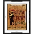 thumbnail image 5 of Art.com Cat & Crown Pub Art Print by Jason Giacopelli, Black Frame Wall Art, 17" x 21", 5 of 5