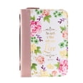 thumbnail image 2 of Filled With Your Love Watercolor Garden X-Large Faux Leather Bible Cover, 2 of 10