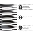 thumbnail image 4 of Shisuyan 50pcs Simple Hair Side Combs Plastic Hairpin Clip with Teeth Hair Accessories, 4 of 8