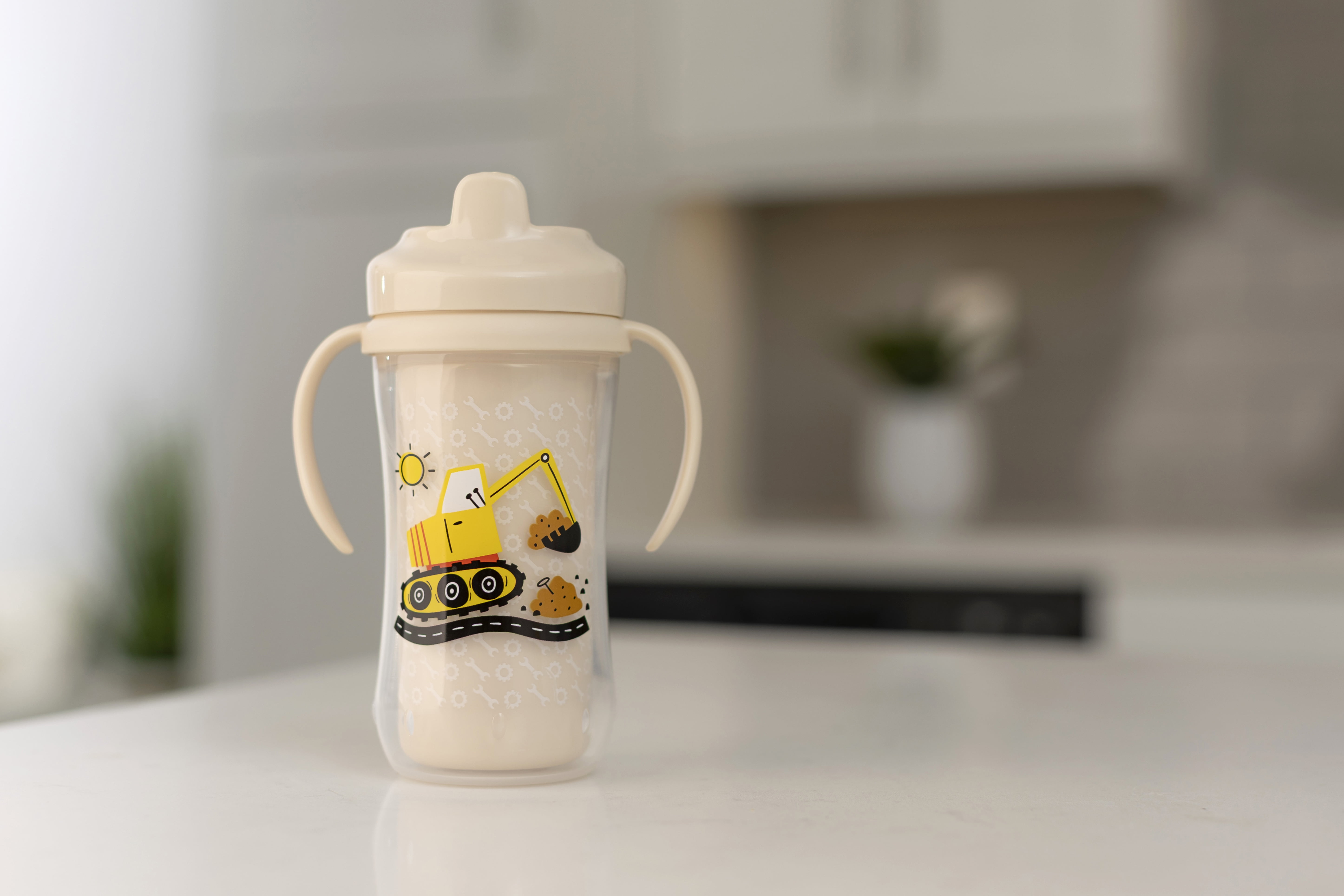 Parent's Choice Insulated Hard Spout Cup, 12 months+, Excavator