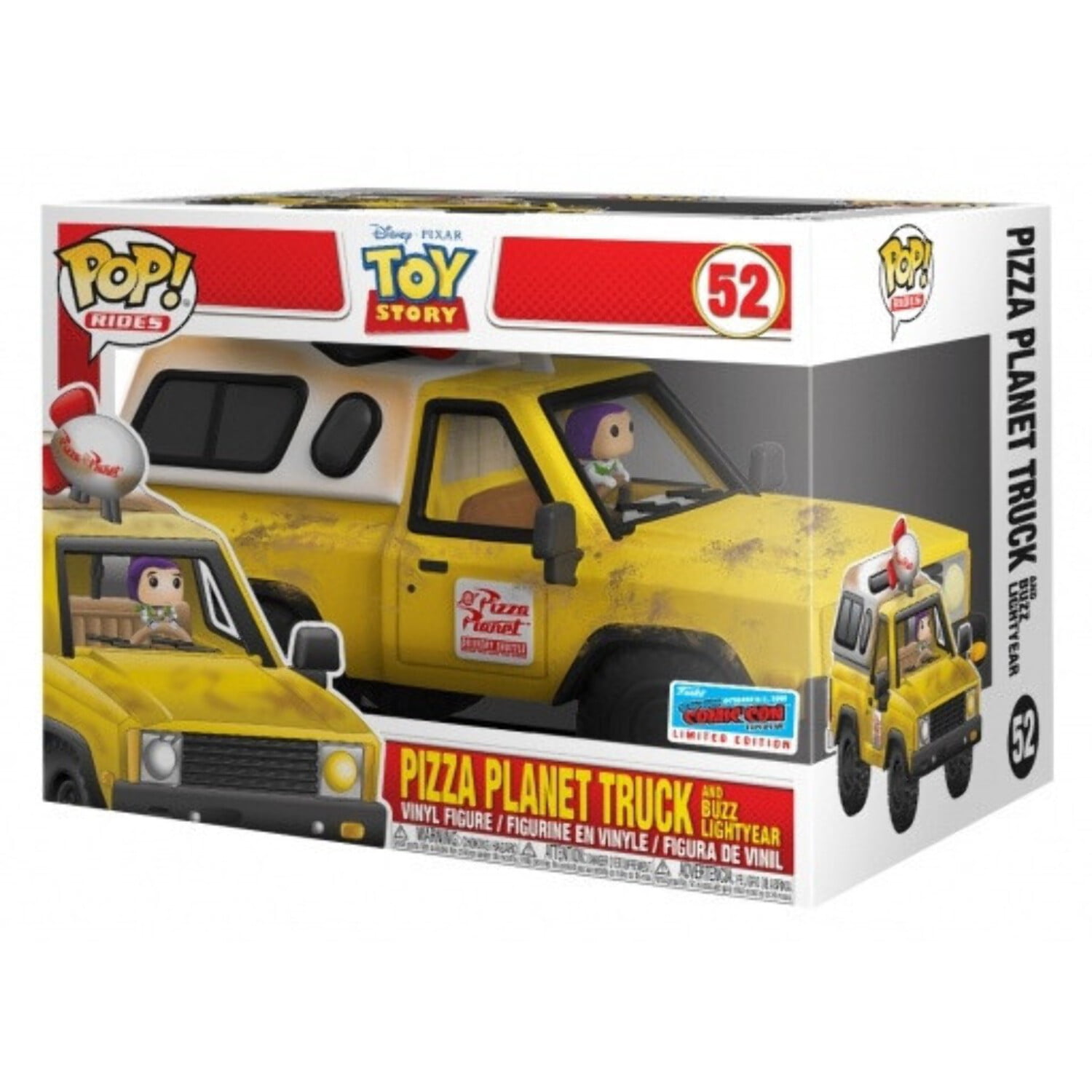 Toy Story Funko Pop! Rides Disney Pixar Pizza Planet Truck & Buzz Lightyear Vinyl Figure 2018 Fall Convention Exclusive Walmart.com